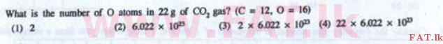 දේශීය විෂය නිර්දේශය : සාමාන්‍ය පෙළ (O/L) විද්‍යාව - 2016 දෙසැම්බර් - ප්‍රශ්න පත්‍රය I (English මාධ්‍යය) 29 1
