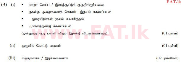 உள்ளூர் பாடத்திட்டம் : சாதாரண நிலை (சா/த) விஞ்ஞான - 2015 டிசம்பர் - தாள்கள் II (தமிழ் மொழிமூலம்) 6 235