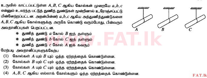 National Syllabus : Ordinary Level (O/L) Science - 2014 December - Paper I (தமிழ் Medium) 35 1