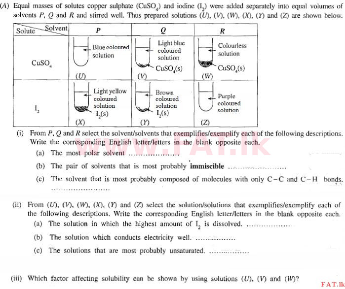 National Syllabus : Ordinary Level (O/L) Science - 2013 December - Paper II (English Medium) 3 1