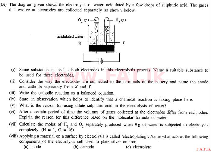 உள்ளூர் பாடத்திட்டம் : சாதாரண நிலை (சா/த) விஞ்ஞான - 2013 டிசம்பர் - தாள்கள் II (English மொழிமூலம்) 8 1