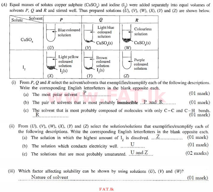 National Syllabus : Ordinary Level (O/L) Science - 2013 December - Paper II (English Medium) 3 1045