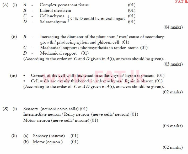 National Syllabus : Ordinary Level (O/L) Science - 2013 December - Paper II (English Medium) 6 1051
