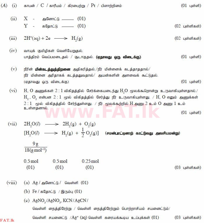 National Syllabus : Ordinary Level (O/L) Science - 2013 December - Paper II (தமிழ் Medium) 8 1033