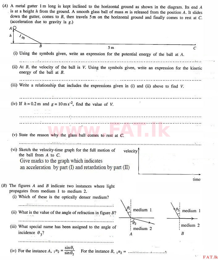 දේශීය විෂය නිර්දේශය : සාමාන්‍ය පෙළ (O/L) විද්‍යාව - 2012 දෙසැම්බර් - ප්‍රශ්න පත්‍රය II (English මාධ්‍යය) 4 1