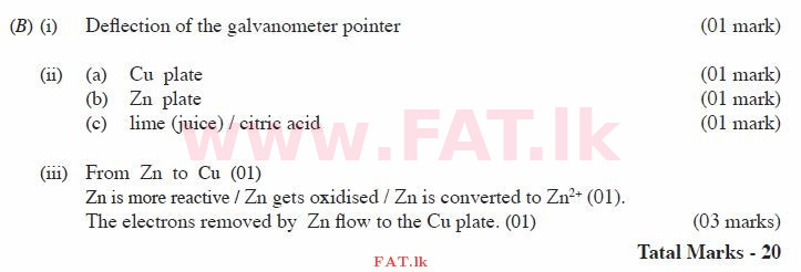 දේශීය විෂය නිර්දේශය : සාමාන්‍ය පෙළ (O/L) විද්‍යාව - 2012 දෙසැම්බර් - ප්‍රශ්න පත්‍රය II (English මාධ්‍යය) 7 1887