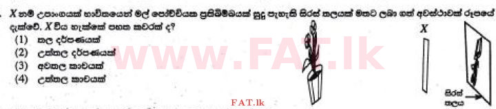 உள்ளூர் பாடத்திட்டம் : சாதாரண நிலை (சா/த) விஞ்ஞான - 2017 டிசம்பர் - தாள்கள் I (සිංහල மொழிமூலம்) 18 1