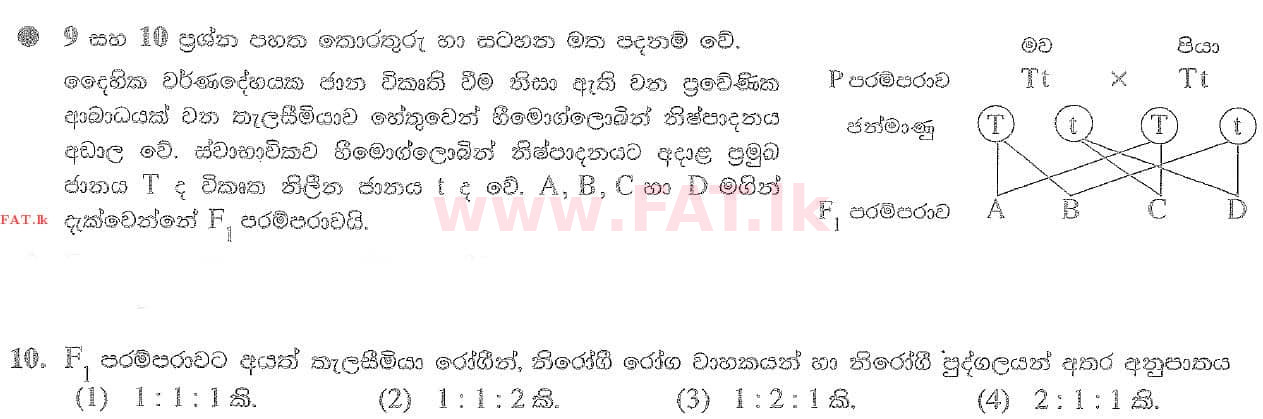 දේශීය විෂය නිර්දේශය : සාමාන්‍ය පෙළ (O/L) විද්‍යාව - 2020 මාර්තු - ප්‍රශ්න පත්‍රය I (සිංහල මාධ්‍යය) 10 1