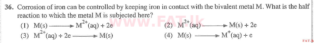 உள்ளூர் பாடத்திட்டம் : சாதாரண நிலை (சா/த) விஞ்ஞான - 2020 மார்ச் - தாள்கள் I (English மொழிமூலம்) 36 1