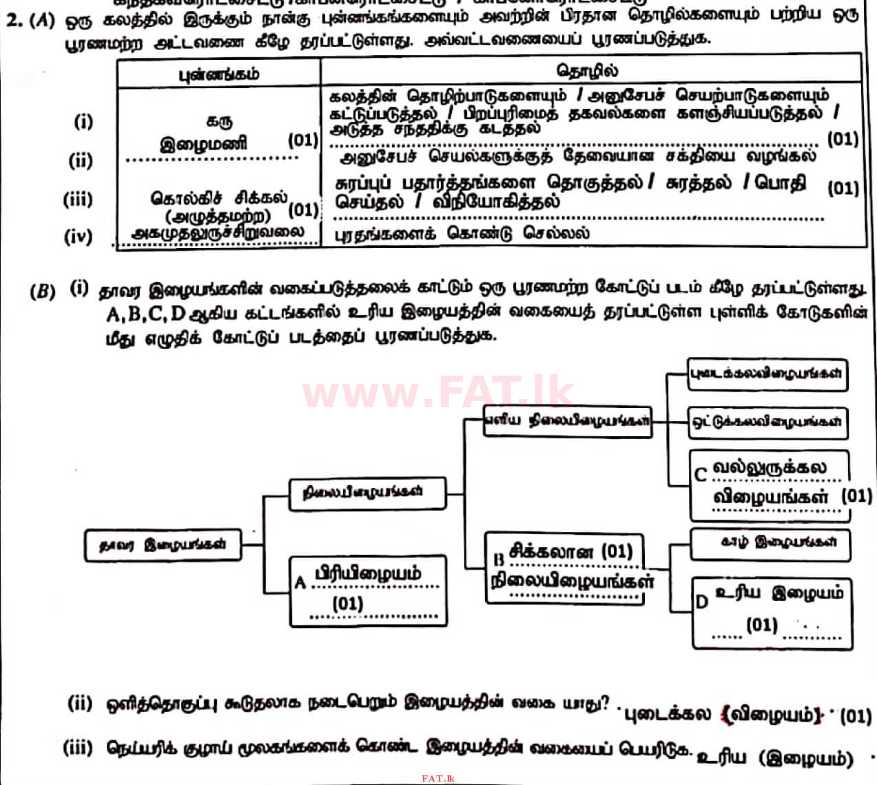 National Syllabus : Ordinary Level (O/L) Science - 2020 March - Paper II (தமிழ் Medium) 2 4540