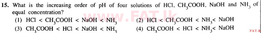 National Syllabus : Ordinary Level (O/L) Science - 2021 May - Paper I (English Medium) 15 1