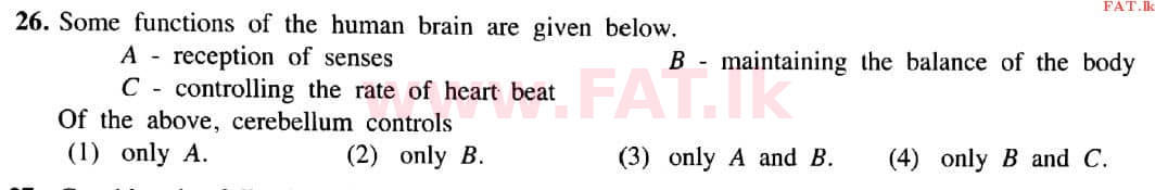 National Syllabus : Ordinary Level (O/L) Science - 2021 May - Paper I (English Medium) 26 1
