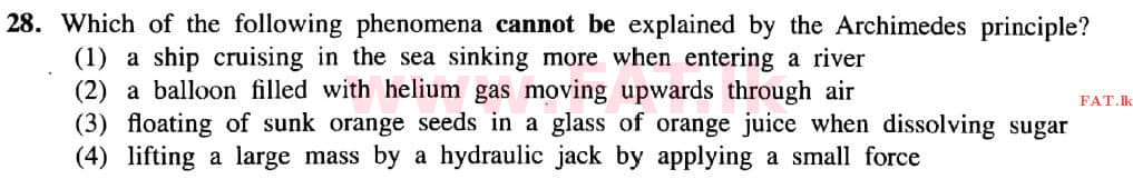 National Syllabus : Ordinary Level (O/L) Science - 2021 May - Paper I (English Medium) 28 1