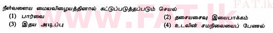 உள்ளூர் பாடத்திட்டம் : சாதாரண நிலை (சா/த) விஞ்ஞான - 2011 டிசம்பர் - தாள்கள் I (தமிழ் மொழிமூலம்) 12 1