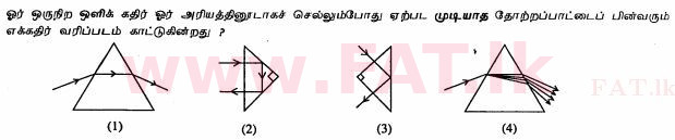 National Syllabus : Ordinary Level (O/L) Science - 2011 December - Paper I (தமிழ் Medium) 35 1