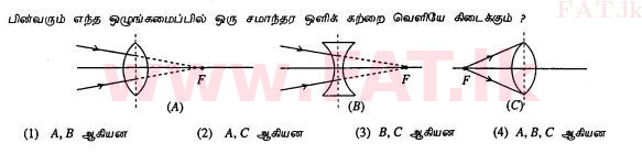 National Syllabus : Ordinary Level (O/L) Science - 2012 December - Paper I (தமிழ் Medium) 35 1