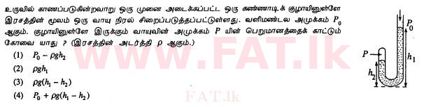 දේශීය විෂය නිර්දේශය : සාමාන්‍ය පෙළ (O/L) විද්‍යාව - 2012 දෙසැම්බර් - ප්‍රශ්න පත්‍රය I (தமிழ் මාධ්‍යය) 36 1