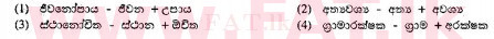 உள்ளூர் பாடத்திட்டம் : சாதாரண நிலை (சா/த) சிங்கள இலக்கியம் - 2010 டிசம்பர் - தாள்கள் I (සිංහල மொழிமூலம்) 20 2