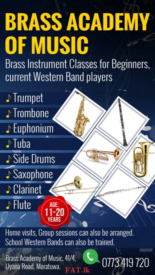 Lessons for Brass Instruments Colombo