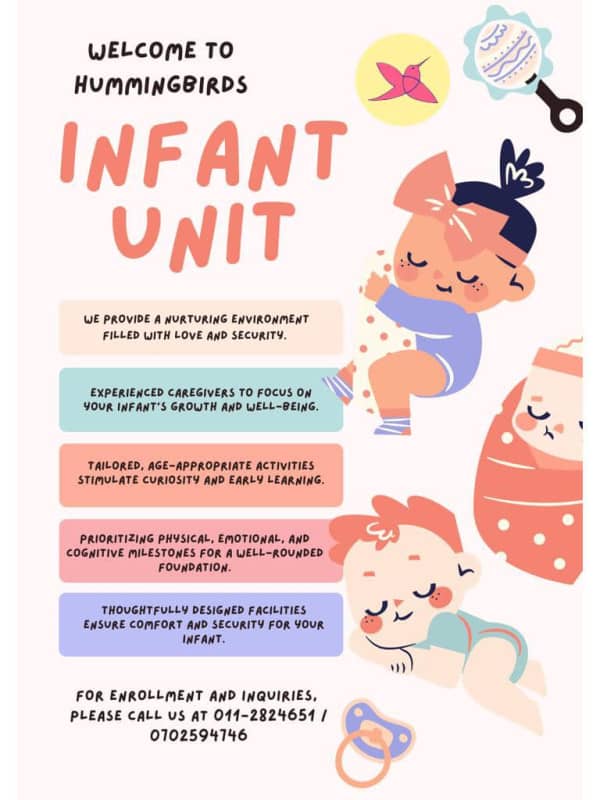 Hummingbirds learning centre Preschool, daycare