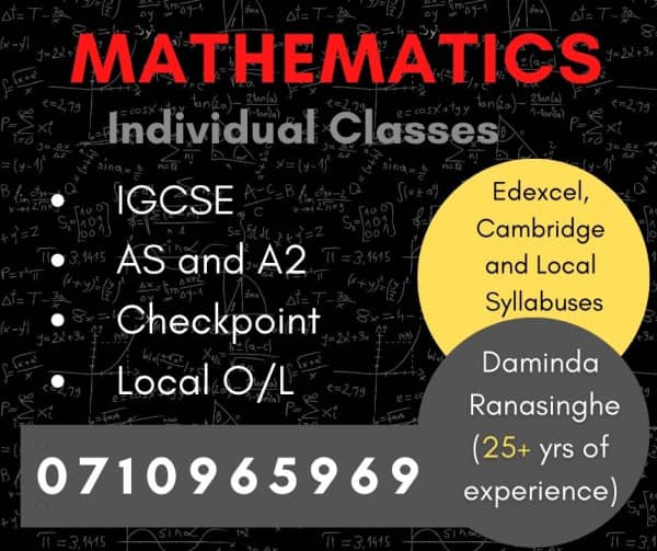 Mathematics English Medium Individual Classesm1