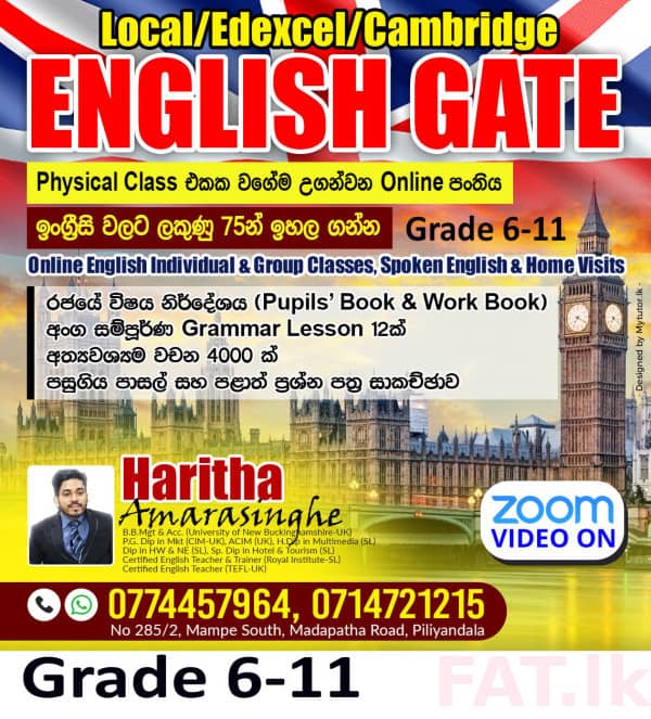 English for grade 6-11m1