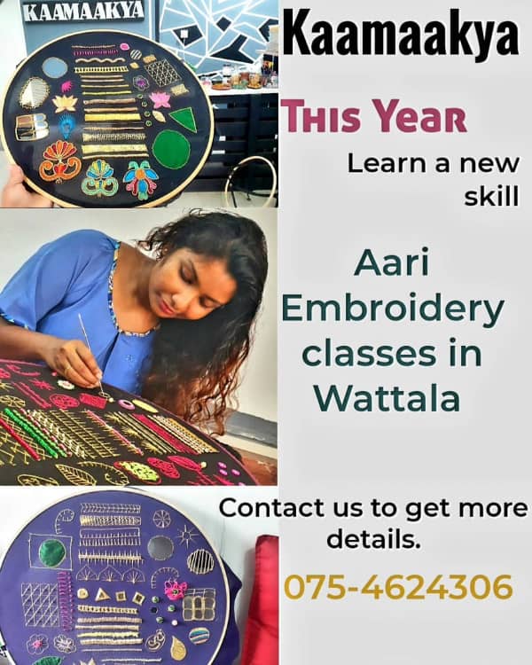 Aari embroidery classes Wattala
