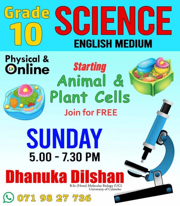 O/L Science - Online and Physical Classes