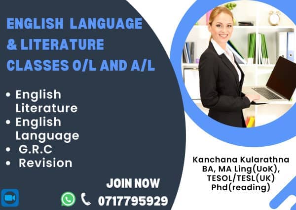 English Language and literature classes (Cambridge / Edexcel / National)m1