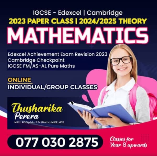 Math Lessons & Revision classes for Edexcel, Cambridge and National Examinationsm2