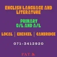ஆங்கிலம் இலக்கியம் மற்றும் ஆங்கிலம் மொழி வகுப்புக்களை - Cambridge, உள்ளூர், Edexcel மற்றும் AQA
