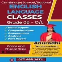 Cambridge / Edexcel / National - English classes Grades 6-O/L