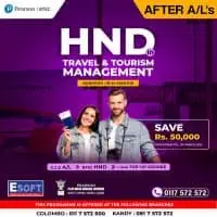 Diploma/ HND in Hospitality Management / Travel & Tourism - මහනුවර