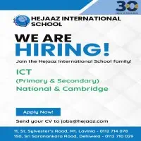 Teacher Vacancies - දෙහිවල, ගල්කිස්ස