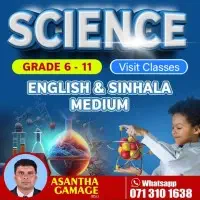 Science and Biology, Sinhala / English medium from Grade 6-13