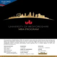 MBA Program - University of Bedfordshire