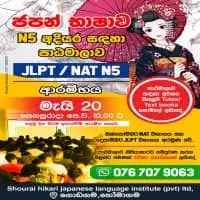ජපන් භාෂා පන්ති / Japanese Language Classes / O/L, A/L, JLPT, NAT, KIDS Grade 01-09 (076 70 79 063)mt3