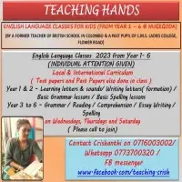 English and Maths classes for Year 1 to 10mt3