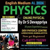 AL Physics English medium group classes