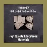 Economics English Medium A/L3