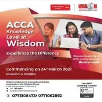 ACCA Knowledge level - கொழும்பு 3