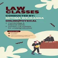 English and Law Classes conducted by an experienced teachermt2