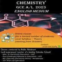 Chemistry Online Classes - A/L 2024 (starting Unit 3 - Chemical calculations) & 2025 English Medium