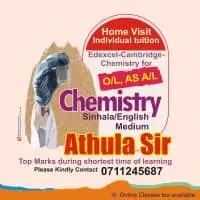 A/​L Chemistry English / Sinhala medium Home Visit