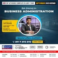 Business Administration Top-Up Degree - UGC Recognised Degree