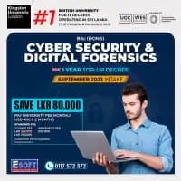 Cyber Security and Digital Forensics top-up degree from Kingston University (UK)