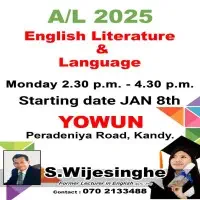 A/L, O/L English Literature Classes - S. Wijesinghe