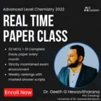 A/L Chemistry - Real Time Paper Class