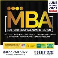 Master of Business Administration (MBA) at SLIIT