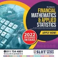 Study a BSc (Hons) Degree Programme in Financial Mathematics & Applied Statistics